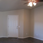 Two tone paint, looking toward front door.